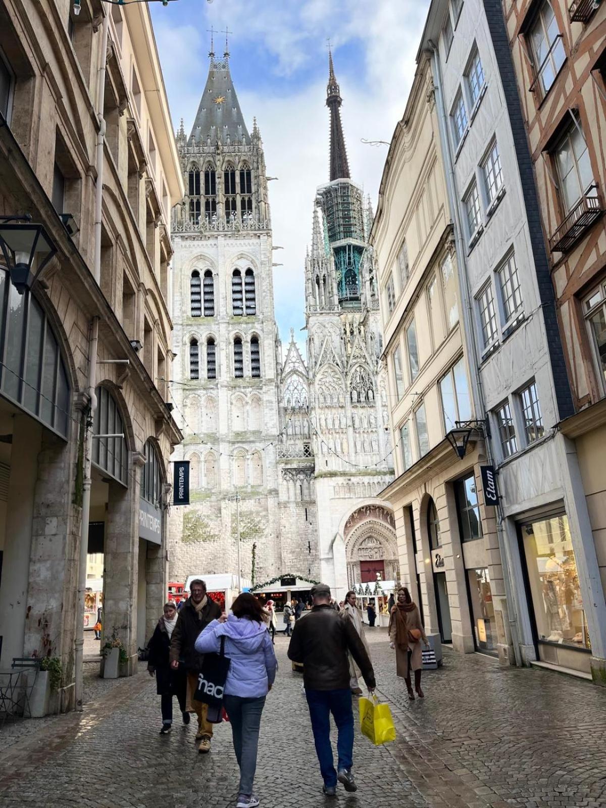 Le Canyon Rouen Centre By Myfrenchpat Terrasse & Parking מראה חיצוני תמונה